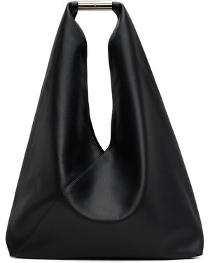 MM6 by Maison Margiela Jewel Handle Classic Tote - Black