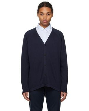 Nanamica Raglan Cardigan - Blue