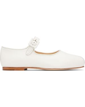 Sandy Liang Mary Jane Pointe Ballerina Flats - Black