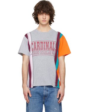 Needles 7 Cut S/S University T-Shirt - Blue