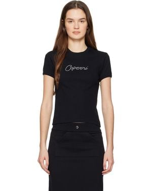Coperni Baby Crystal T-Shirt - Black