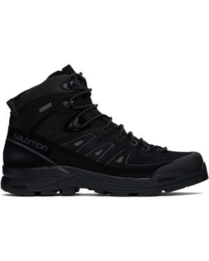 Salomon X-Alp Mid Leather Gore-Tex Boots - Black