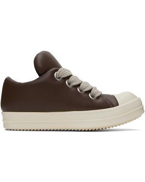 Rick Owens Jumbo Lace Padded Low Ramones - Brown