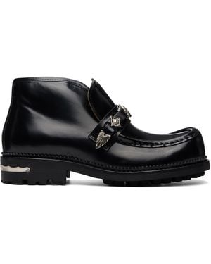 Toga Virilis Leather Boots - Black