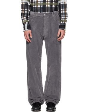 Bottega Veneta Cotton Corduroy Trousers - Grey