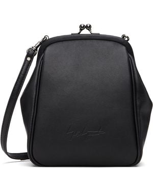 Yohji Yamamoto ブラック スモール 'Sacoche' バッグ