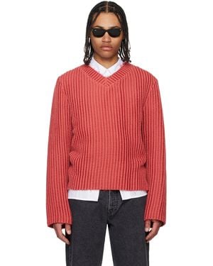Séfr Agustin Sweater - Red