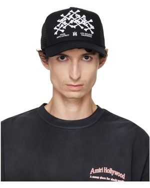 Amiri Bones Stacked Trucker Cap - Blue