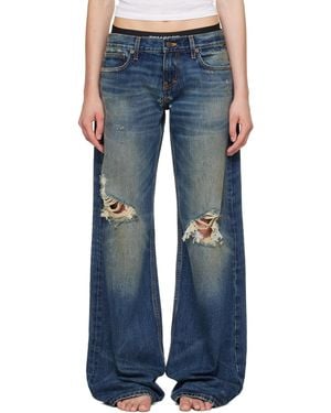 Raimundo Langlois Bootcut Jeans - Blue