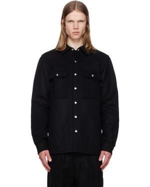 Rick Owens Tower Overshirt - Black
