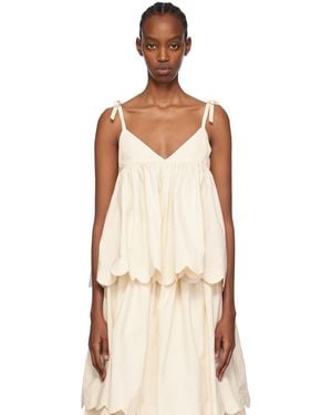 Le Petit Trou Off- Carmen Camisole - Natural