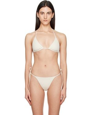 Belle Anna Haut De Bikini Estelle Blanc Cassé - Noir