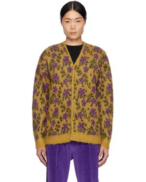 Needles Flower Cardigan - Yellow