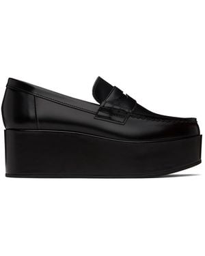 Comme des Garçons Black Platform Loafers