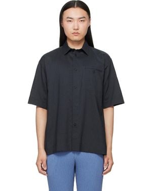 Homme Plissé Issey Miyake Homme Plissé Issey Miyake Pl Ramie Shirt - Black
