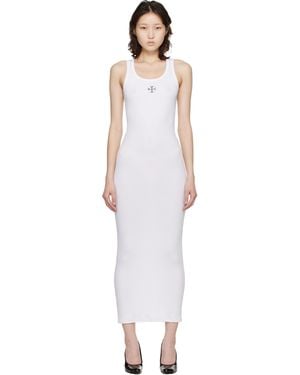 Vetements Cross Logo Tank Top Midi Dress - Black