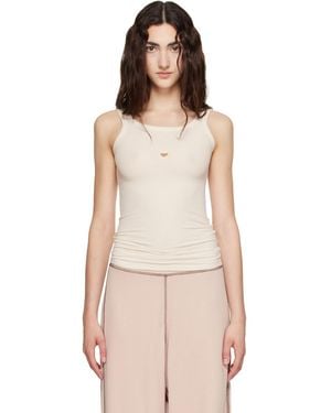 Baserange Off- Heart Tank Top - Natural
