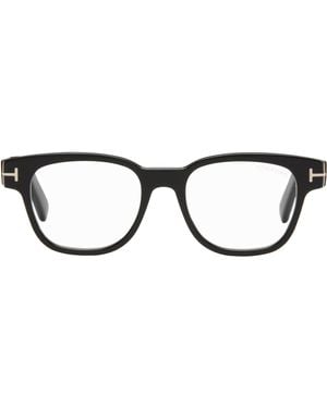 Tom Ford ブラック スクエア ブルーライトカット メガネ