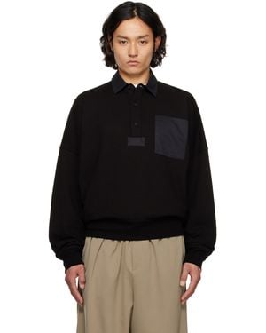 The Row ブラック Dende ポロシャツ