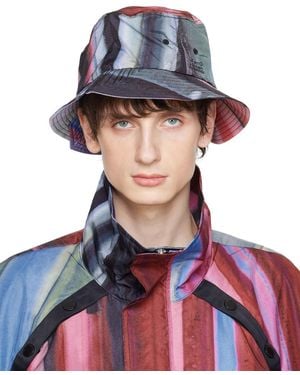 Feng Chen Wang Zip Pocket Bucket Hat - Blue