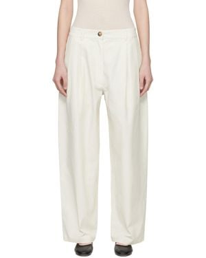Cordera Technical Tailored Trousers - White