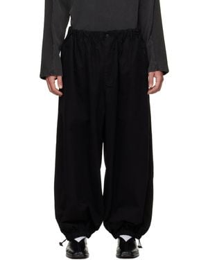 Entire studios Profile Cotton Trousers - Black