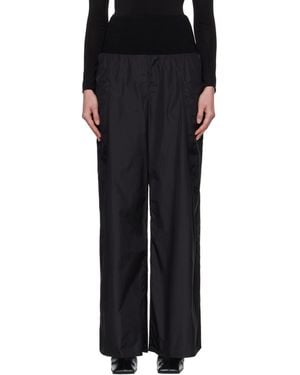 Alaïa Nylon Track Trousers - Black