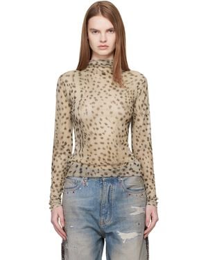 Amiri Deer Long Sleeve T-shirt - Multicolour