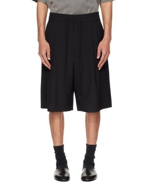 Fear Of God Wool Ripstop Baggy Shorts - Black