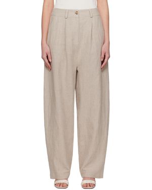 La Collection Sada Trousers - Natural