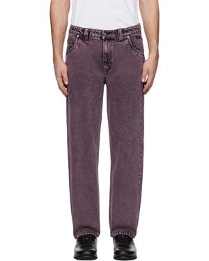 Dime Classic Relaxed Jeans - Purple