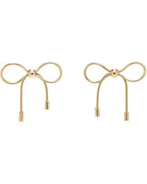 Marland Backus Bow Earrings - Black