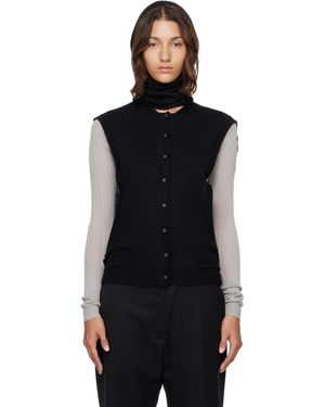 Kiko Kostadinov Guillemot Cocoon Cardigan - Black