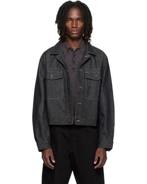 Lemaire Denim Trucker Jacket - Black