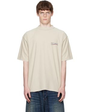 Balenciaga Political Campaign Inside-Out T-Shirt - Multicolour
