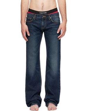 Raimundo Langlois Slim Straight Jeans - Blue
