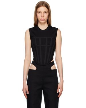 Dion Lee Corset Tank Top - Black