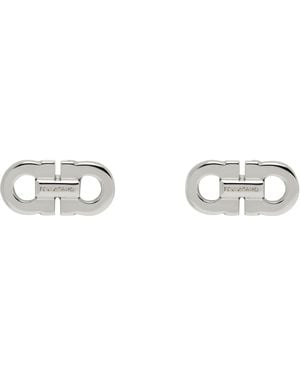 Ferragamo Double Gancini Cufflinks - Black