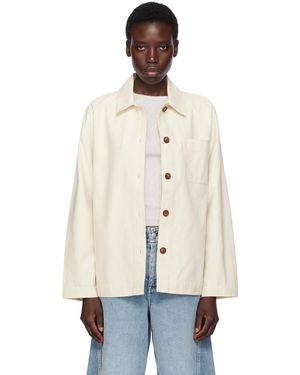 Rag & Bone Blouson-Chemise Savannah Blanc Cassé - Neutre