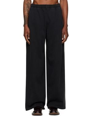 Alexander Wang Logo Print Oversized Sweatpants - Black