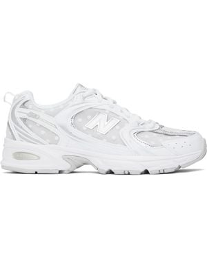 New Balance シルバー＆ホワイト 530 スニーカー - ブラック