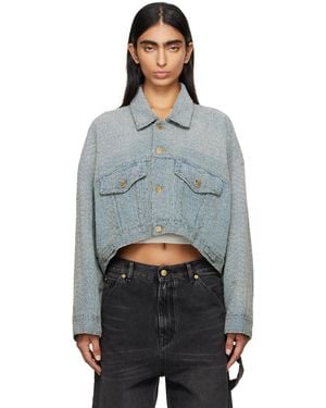 DARKPARK Gigi Bouclé Cropped Jacket - Black