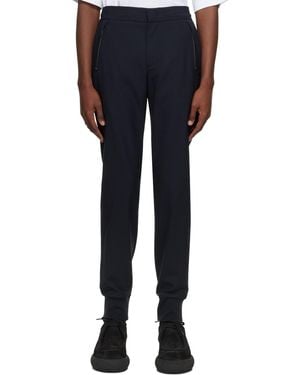 WOOYOUNGMI Navy Zip Pocket Pants - Blue