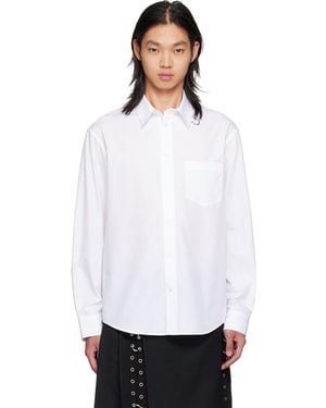Simone Rocha Chemise Blanche À Anneau