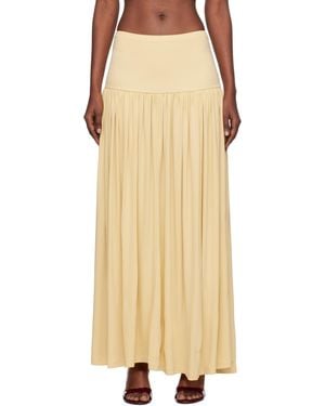 Aya Muse Fera プリーツマキシスカート