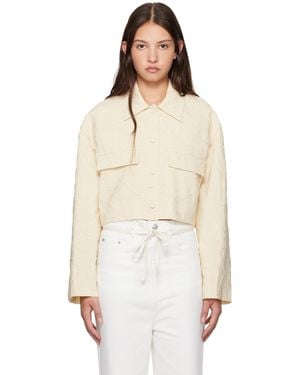 Nanushka Off- Coreen Shirt - Natural