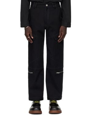 Dion Lee Tactical Cargo Trousers - Black