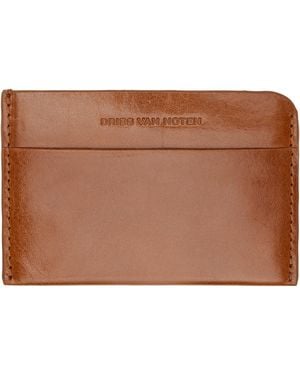 Dries Van Noten Leather Card Holder - Black