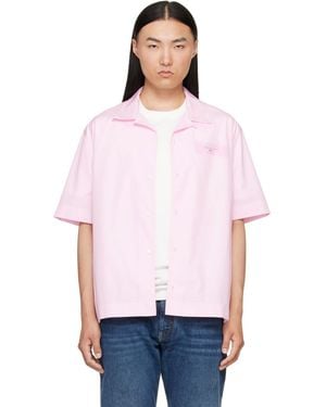 Givenchy Paris Paint Print' Poplin Shirt - Purple