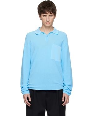 Jacquemus 'Le Polo Tricot' Polo - Blue